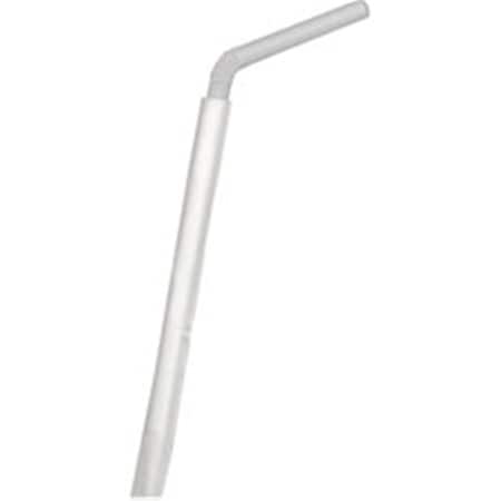 Swivel 7.75 in. Disposable Straws - Translucent SW840761